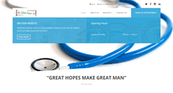 Desktop Screenshot of ibnsinaoman.com